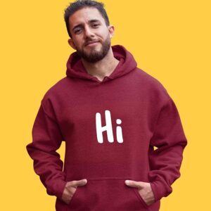 Fleece Hooded Neck Personalized Hoodie - Image 3
