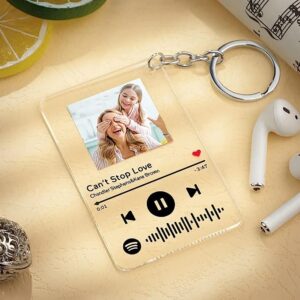 Customized Spotify Keychain with Spotify Song Code and Your Image - Image 3