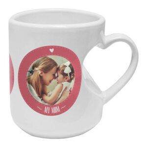 White Mug Heartcut - Image 4