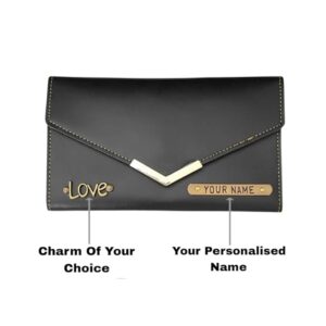 Personalized Women Clutch (Black) - Image 3