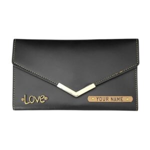 Personalized Women Clutch (Black) - Image 2