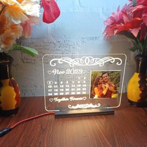 Customised Acrylic led Photo calander Table top - Image 2