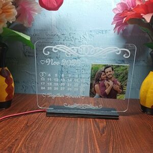 Customised Acrylic led Photo calander Table top - Image 3