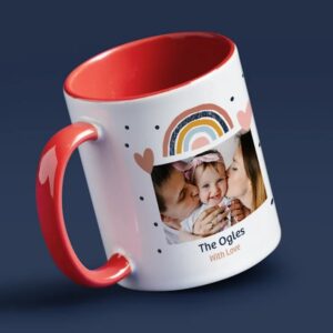 Red Coloured Mug - Image 4