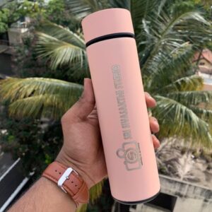 Personalised LED Temperature Bottle Pink - Image 2
