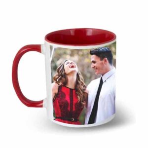 Red Coloured Mug - Image 2