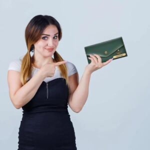 Personalized Leather Women\'s Clutches - Image 2