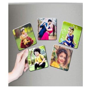 Personalized Photo Fridge Magnet On Acrylic Sheet Set Of 5 - Image 3