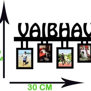 Wood Personalised Design Name Photo Frame - Image 2
