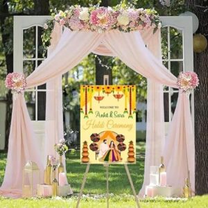 Personalised Welcome Signage For Wedding Ceremony Board - 34 Inch x 22 Inch - Image 4